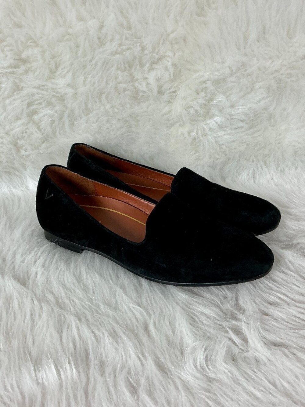 Vionic Black Suede Leather Willa Loafer 8